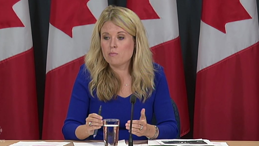 ​​​​​​​Conservative immigration critic Michelle Rempel says Justin Trudeau and his 'Welcome to Canada' tweet are to blame for the current refugee crisis. 0:59