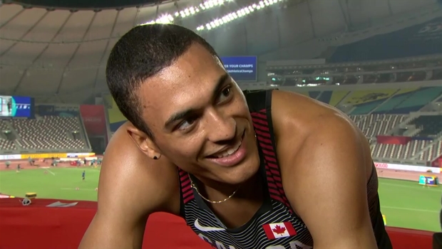 Pierce Lepage Is Happy With His 1st Day Performance In Decathlon Cbc Ca