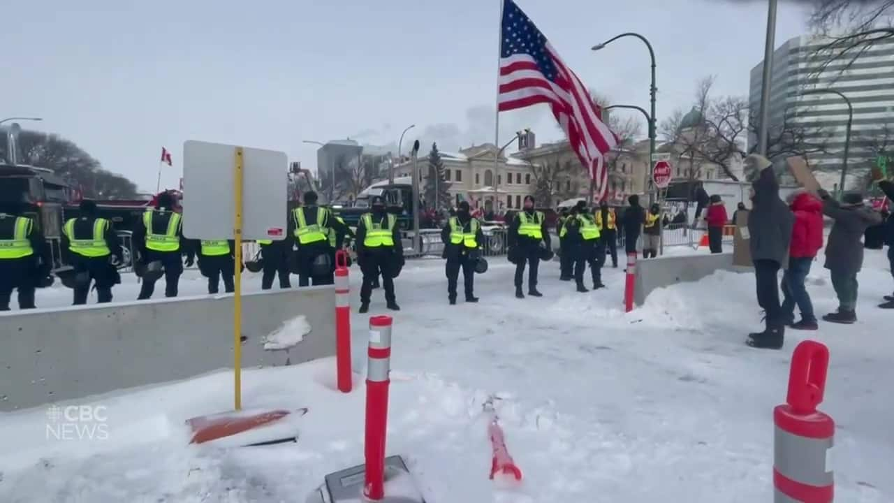 Counter-protesters Gather At Manitoba Legislative Building, Ask ...