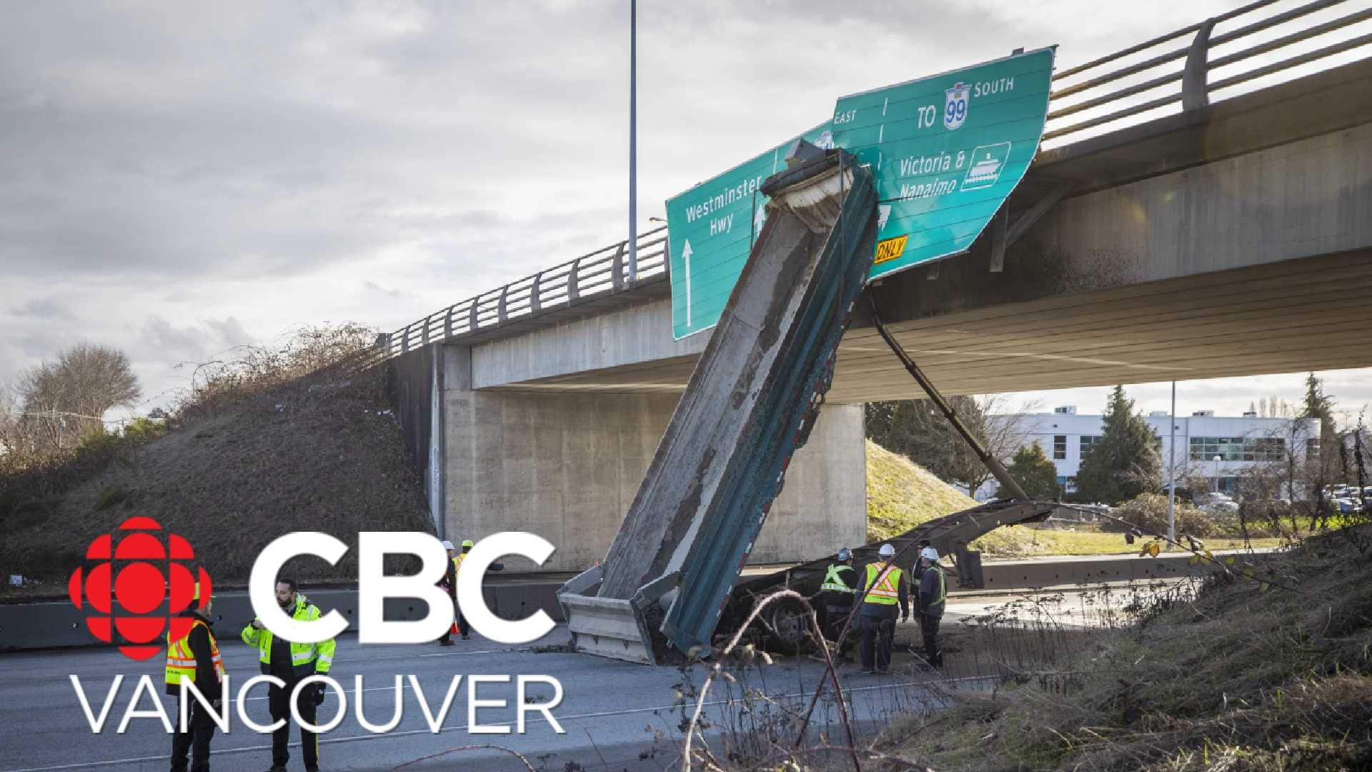 B.C. Announces Tougher Penalties For Trucks That Hit Overpasses | CBC.ca