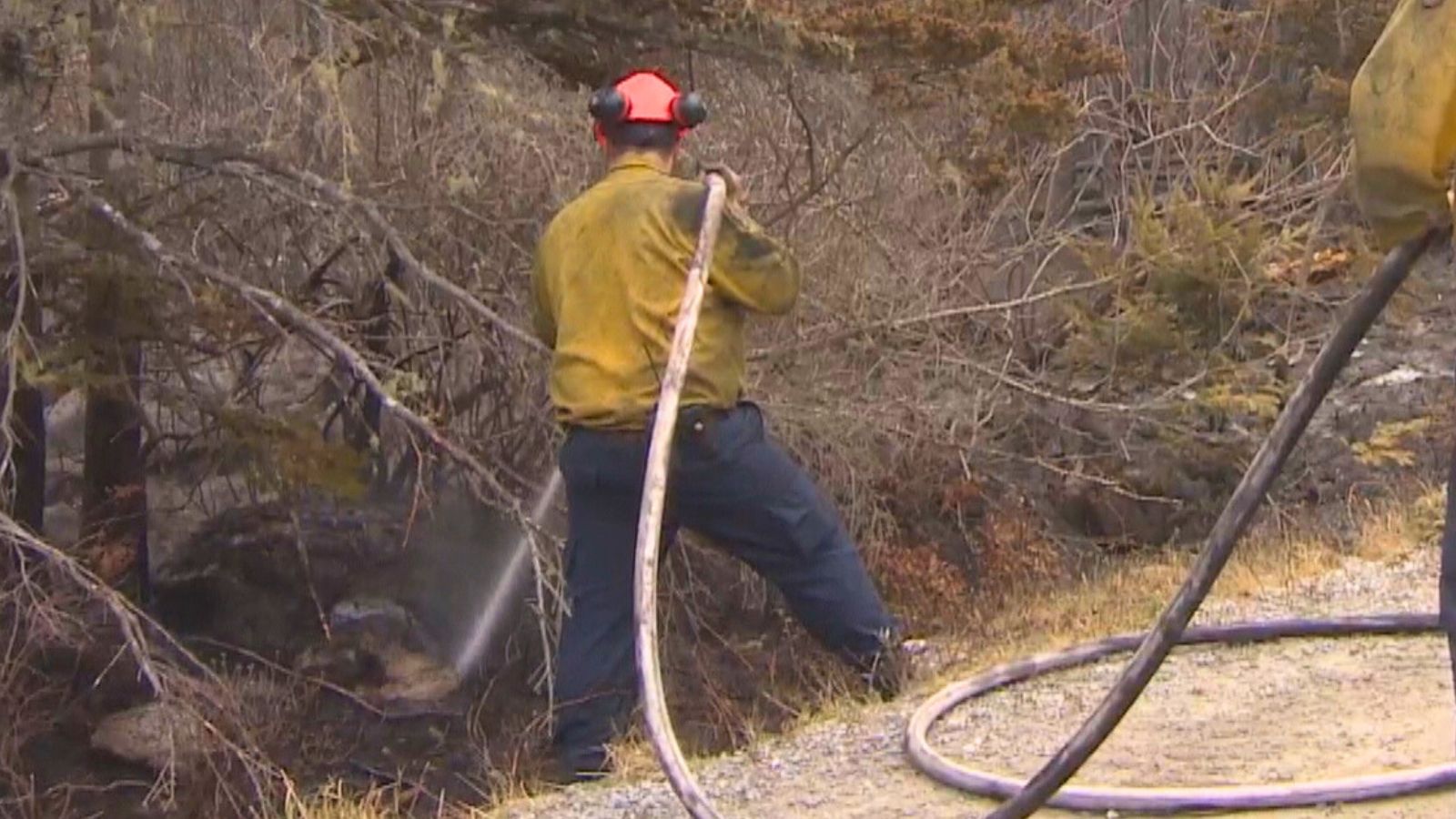 Firefighters douse hot spots as efforts to contain Shelburne County wildlife continue; Firefighters douse hot spots as efforts to contain Shelburne County wildlife continue