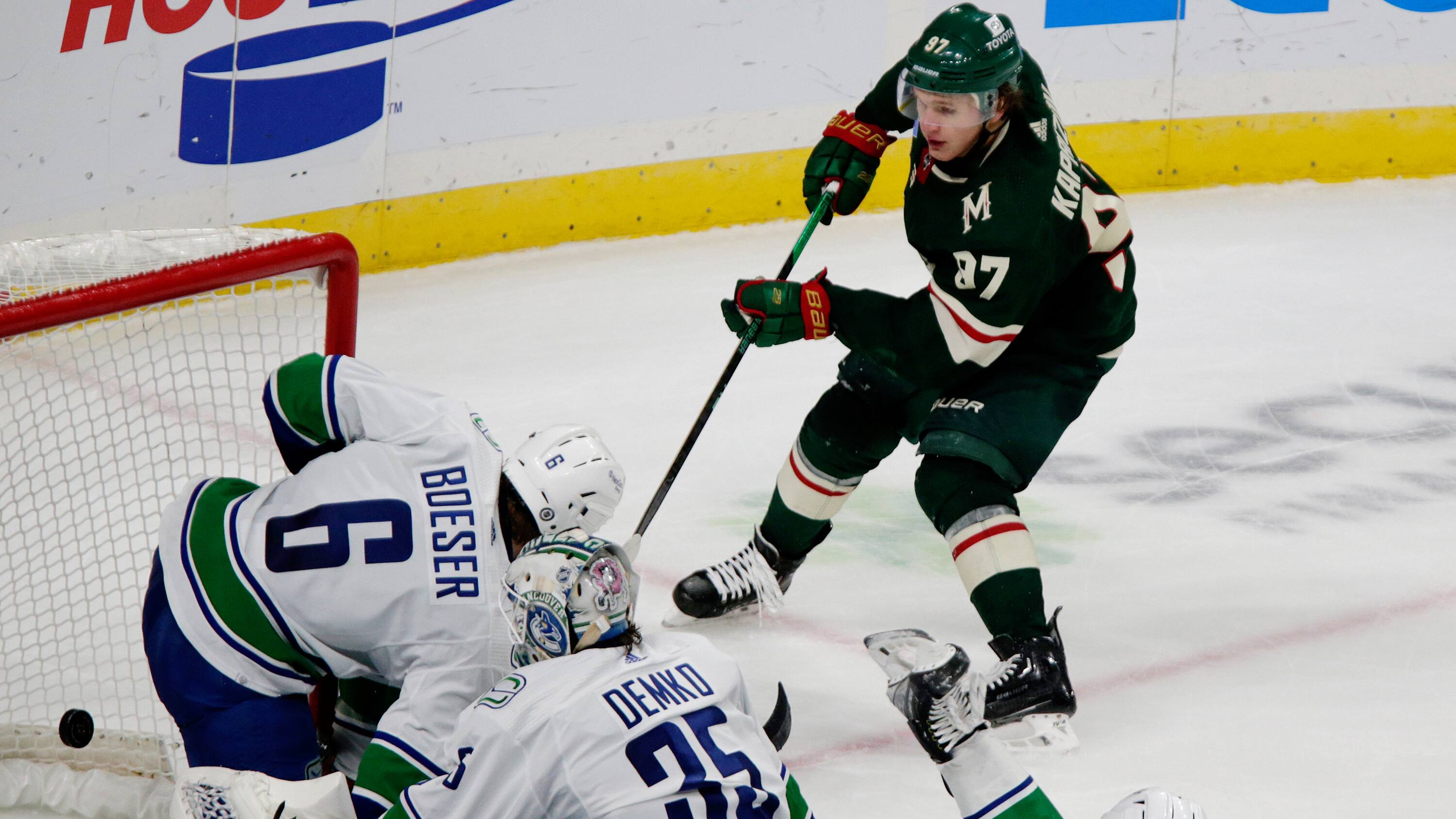 Kirill Kaprizov Scores Overtime Winner As Wild Keep Canucks Still ...