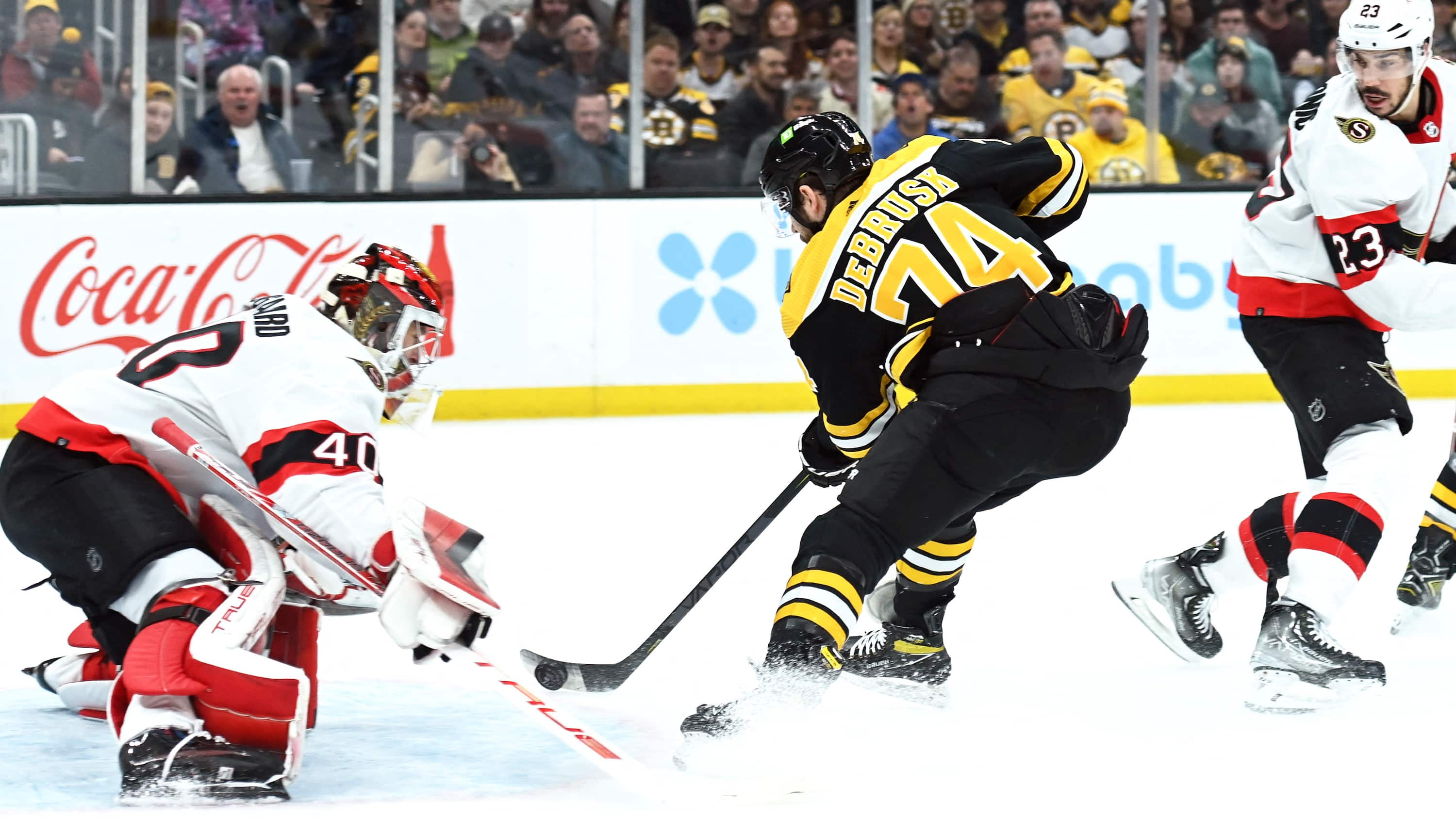 Ullmark's 40 Saves Carry League-leading Bruins Past Senators For 4th ...