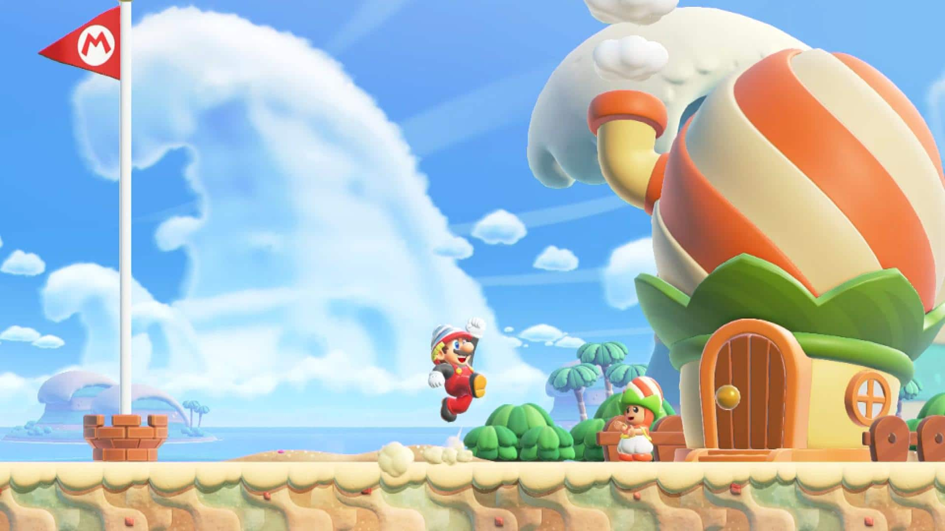 In the wondrous new Super Mario game, every level is 'that one weird level