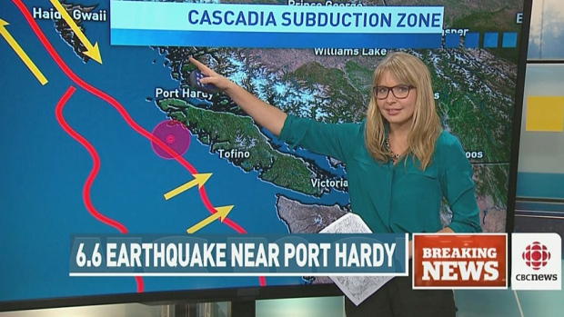 B.C. earthquake: 6.6-magnitude quake hits near Port Alice | CBC News