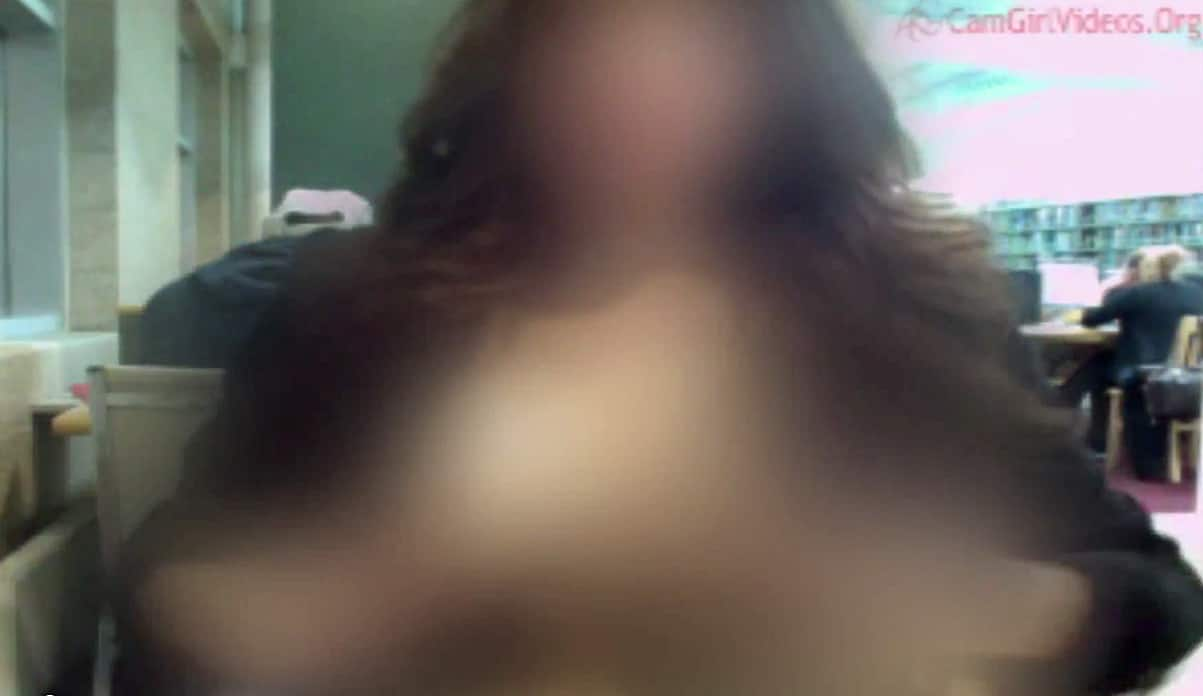 Webcam model streaming sex show at library caught in act CBC News pic image