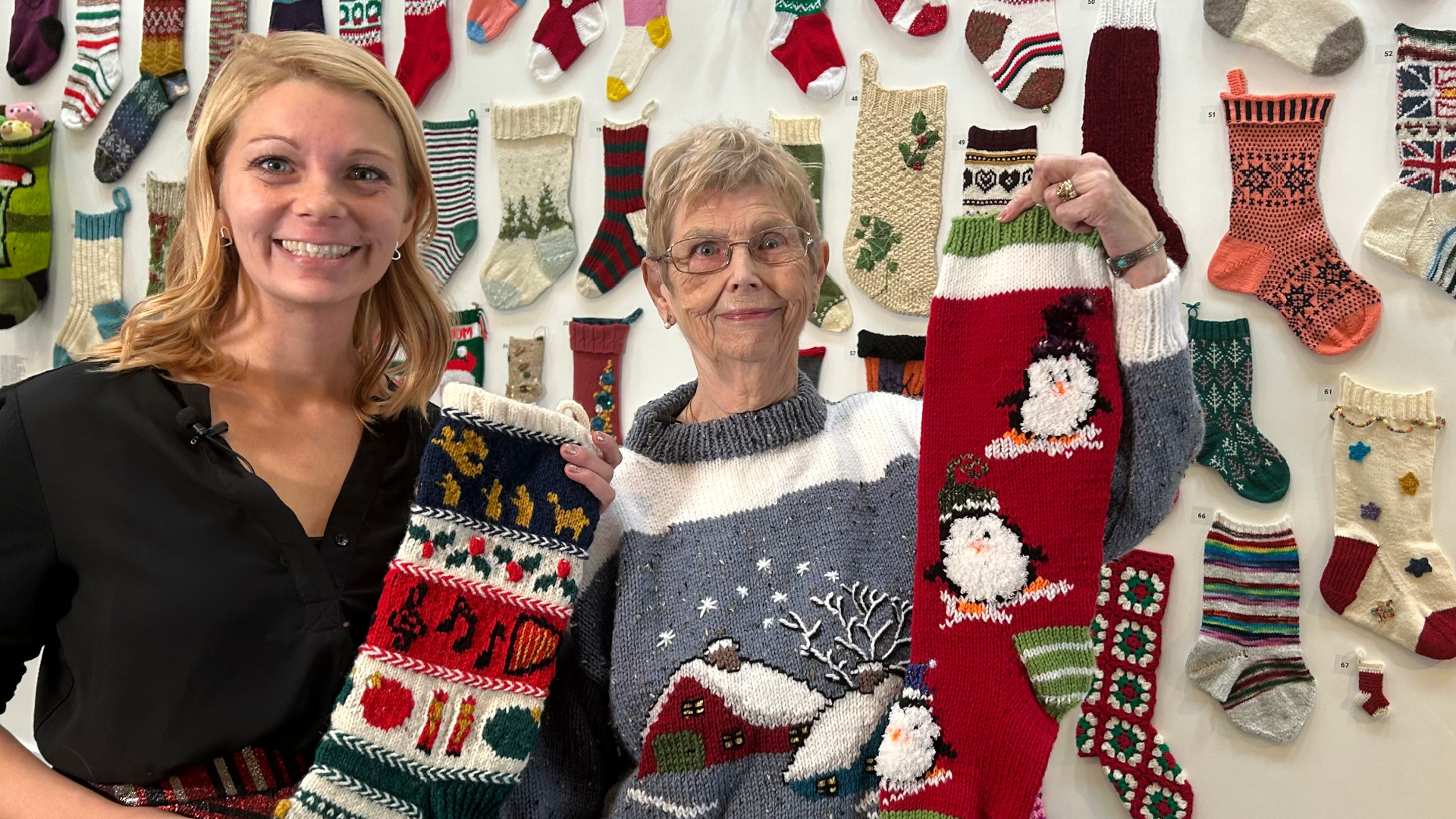 A celebration of Christmas stockings and the women who knit them; A celebration of Christmas stockings and the women who knit them