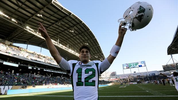 Roughriders' QB Tino Sunseri Prepares For First Career Start | CBC.ca