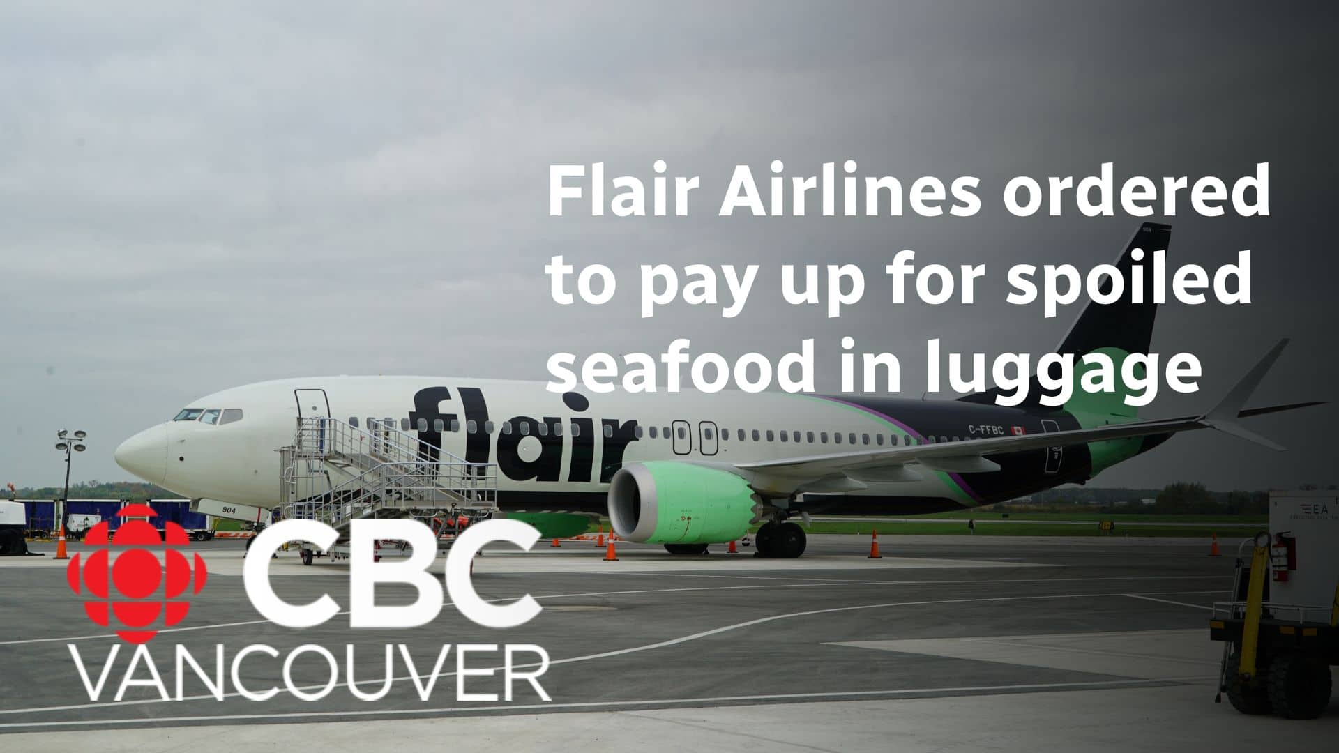 Flair Airlines on the hook for spoiled seafood small claims court says