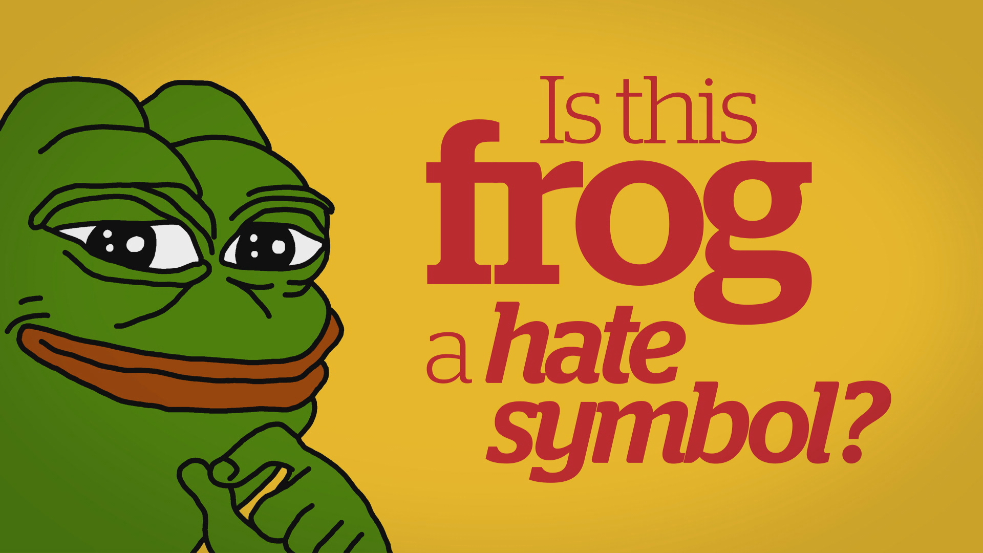 Pepe The Frog Joins Swastika And Klan Hood In Anti Defamation Leagues Hate Symbol Database 1140