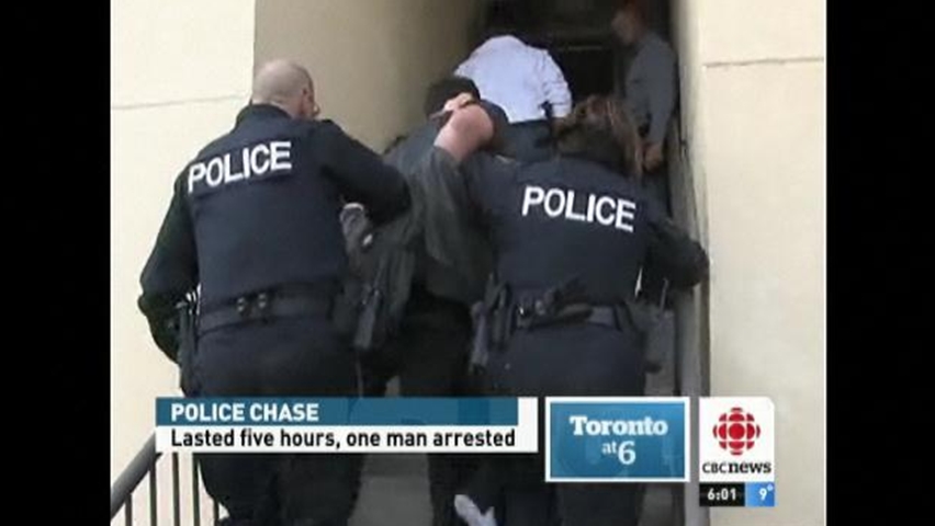 Truck Driver In Custody After 5 Hour Police Chase Cbc News