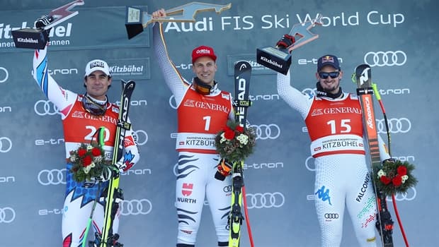 Fis Alpine Skiing World Cup: Kitzbuehel - Men's Super-g 