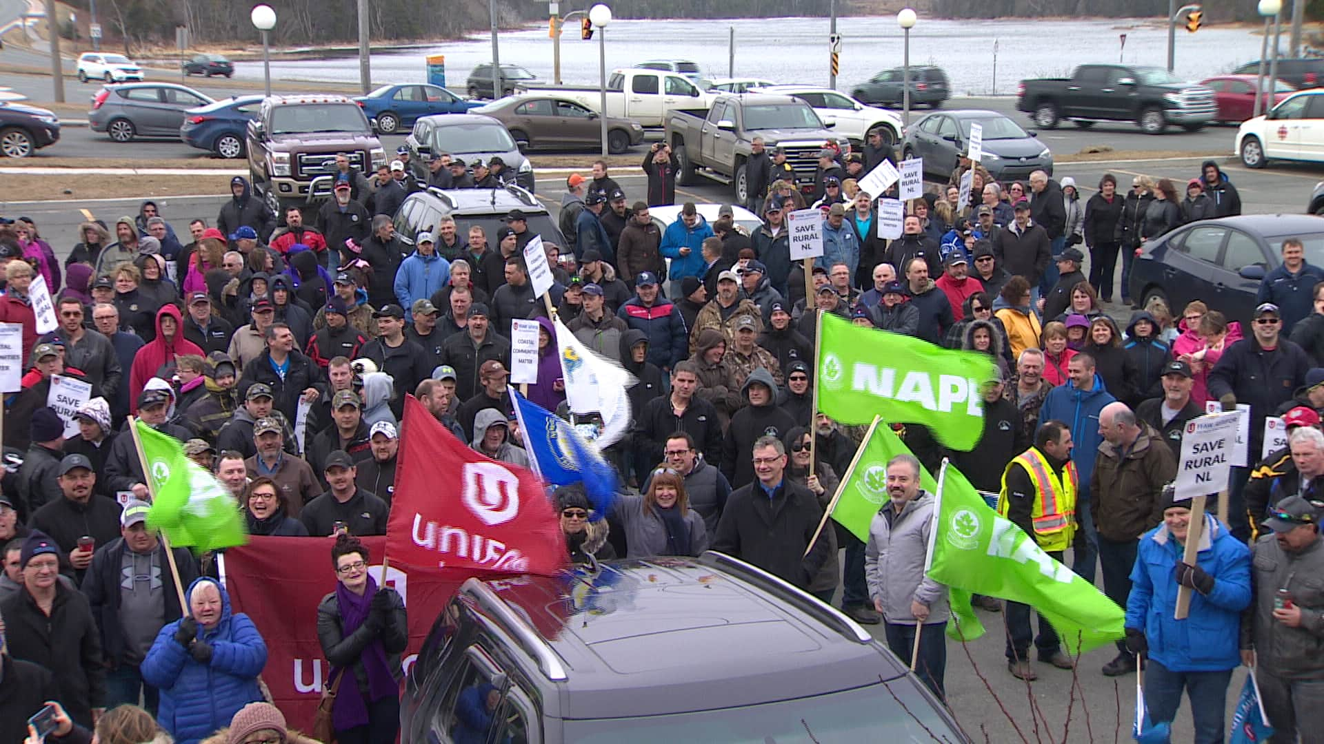 Shrimp Fishermen Protest 