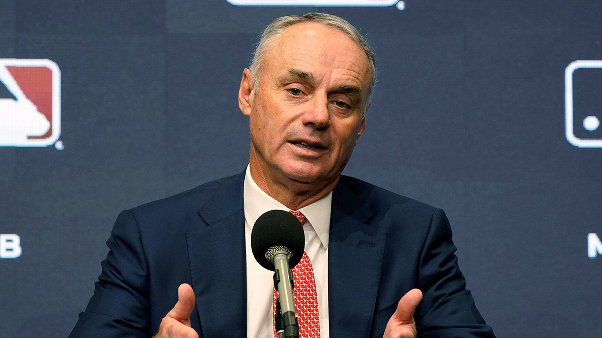 Rob Manfred says spring training remains on hold but MLB still