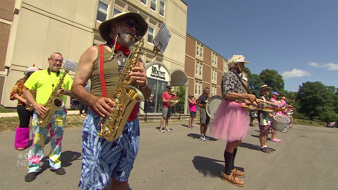 Continuing care residents get their own Gold Cup and Saucer parade