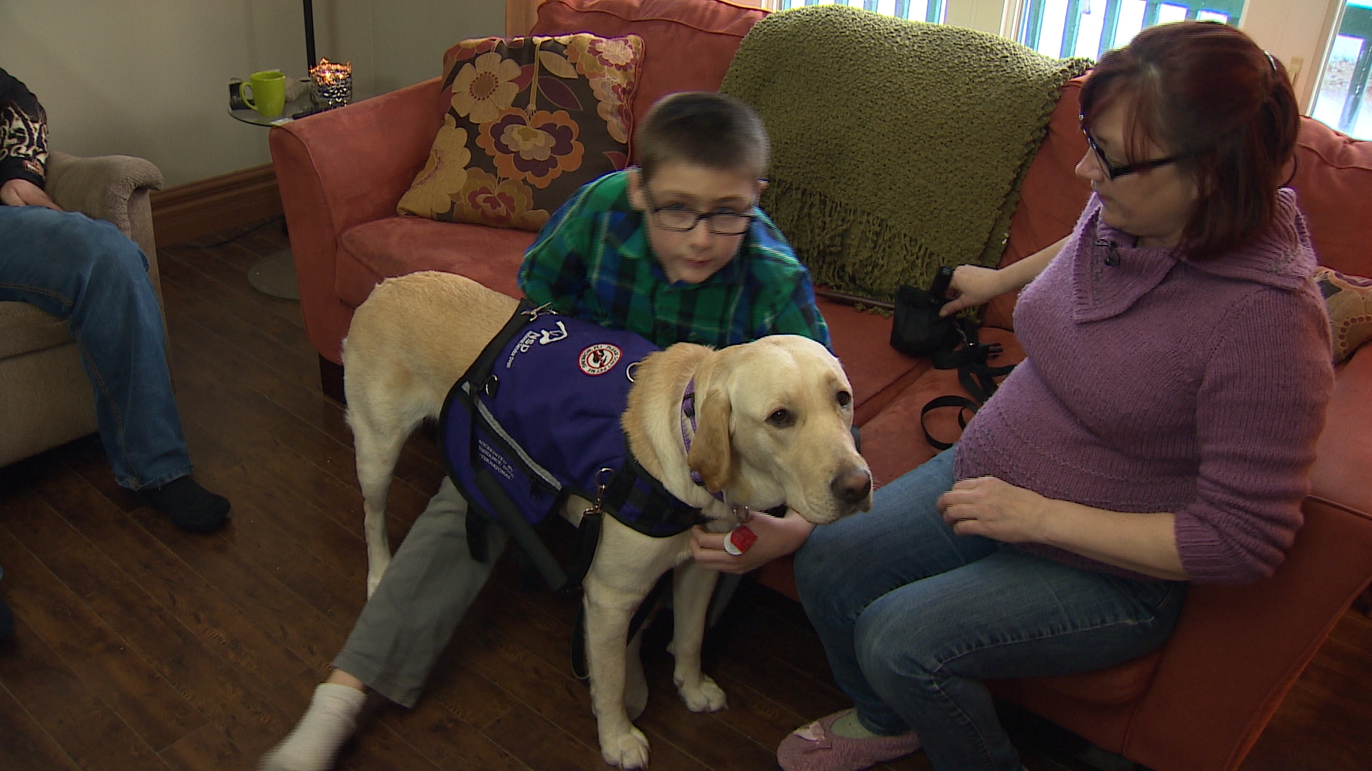 Boy and his dog: Autism dog named Hersey helps 10-year-old with autism ...