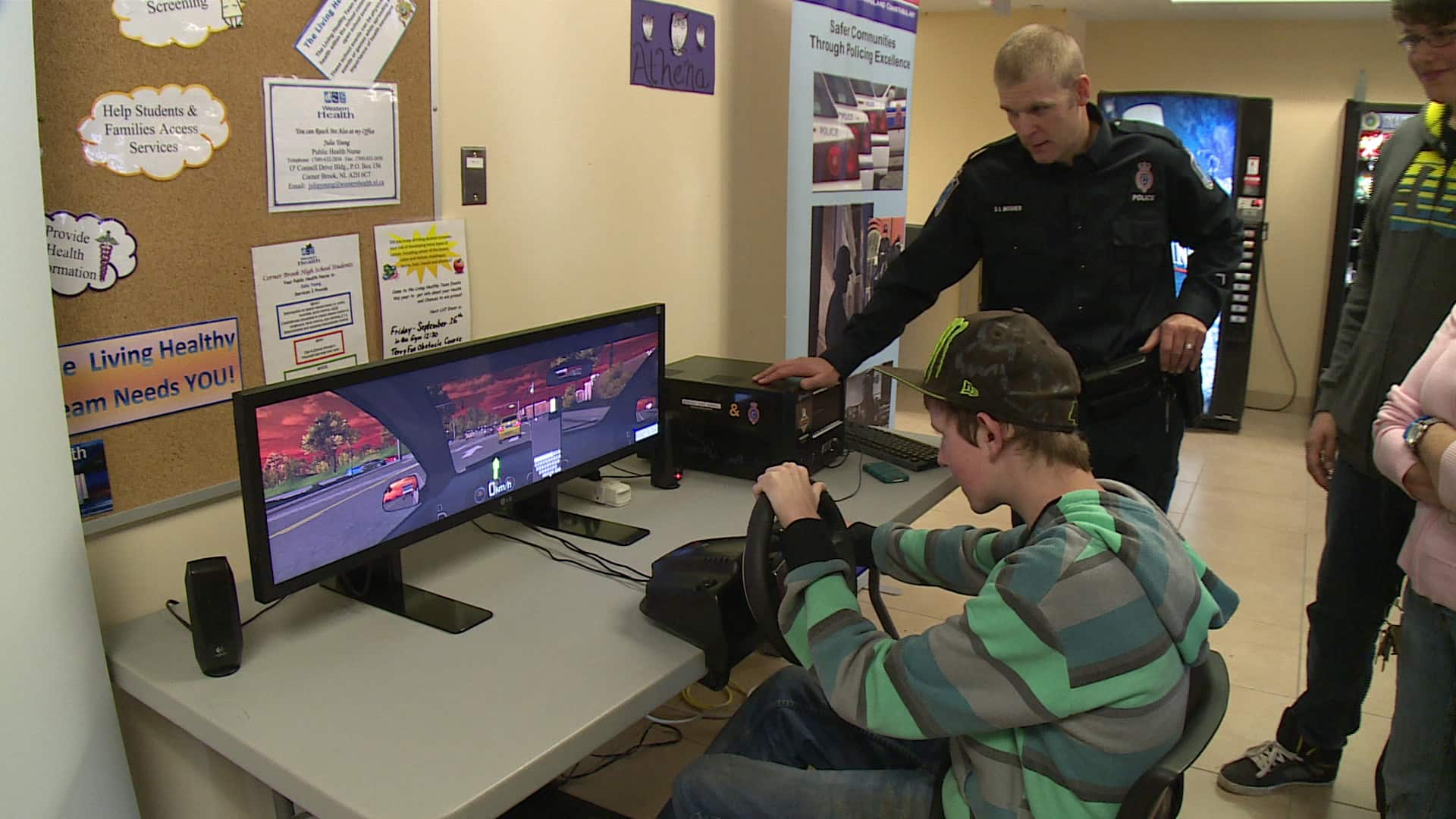 Distracted Driving Simulation An Eyeopener For Students | CBC News