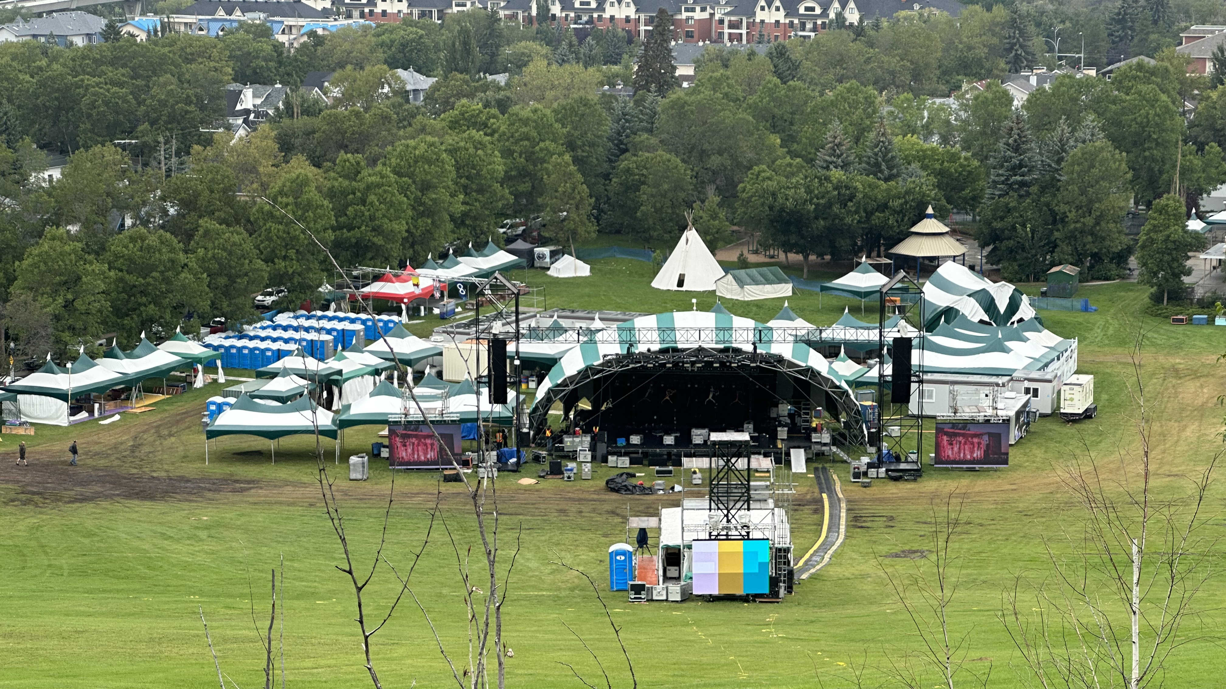 There will be mud Edmonton Folk Fest grounds mucky for opening night