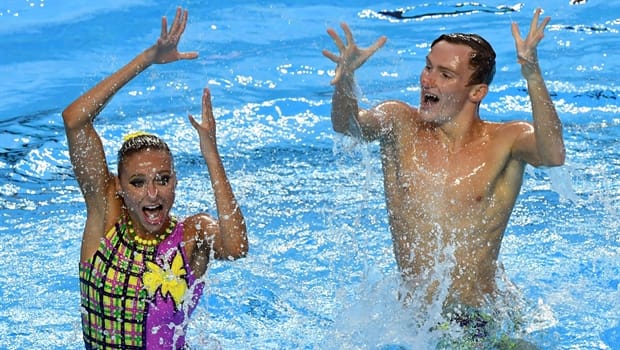 FINA World Championships: Synchronized swimming - Mixed duet final ...