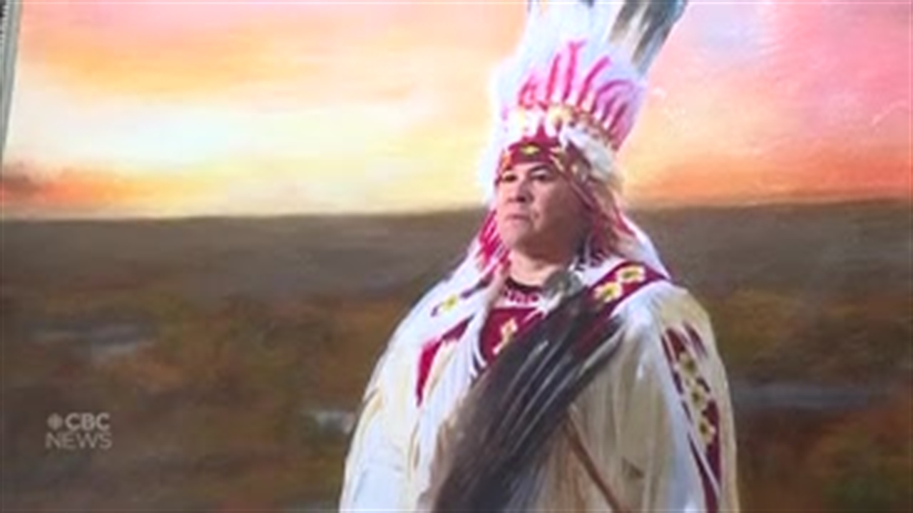 Portrait of Siksika Chief Crowfoot symbolizes hope for future ...