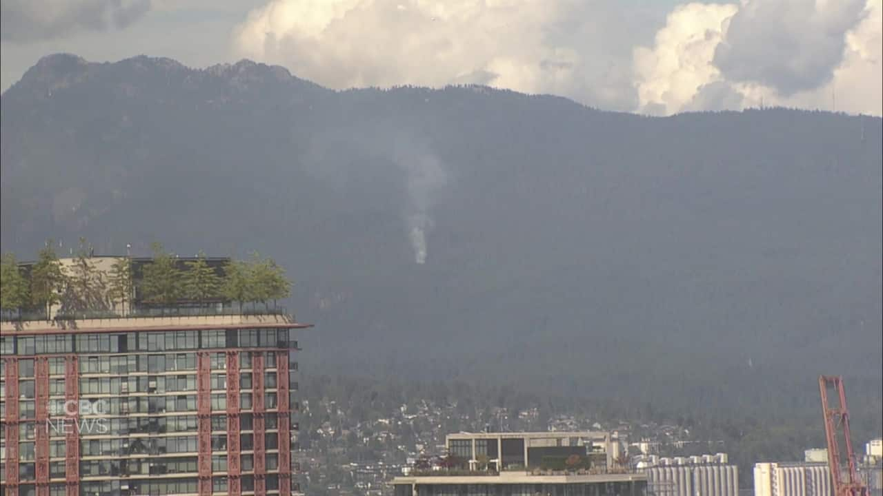 Wildfire In North Vancouver Visible Across The Region | CBC.ca