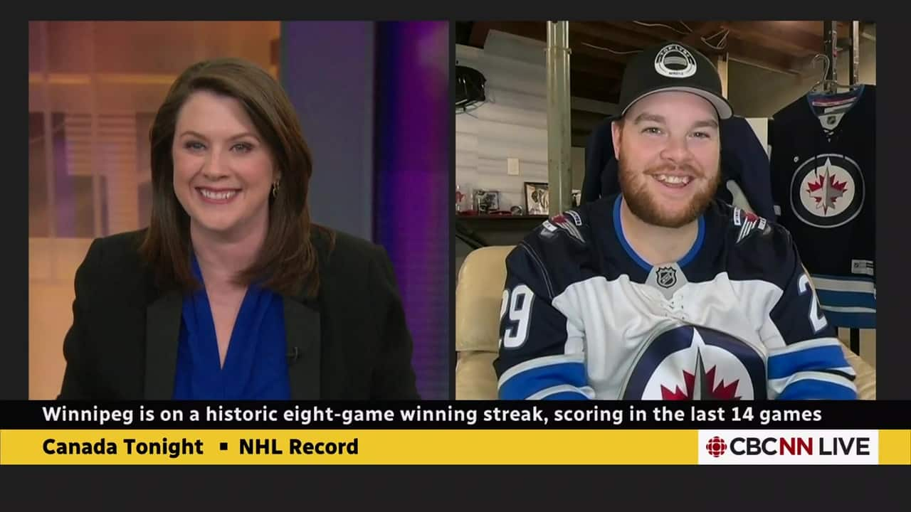 CBC News Network's Sarah Galashan speaks with Winnipeg Jets superfan ...