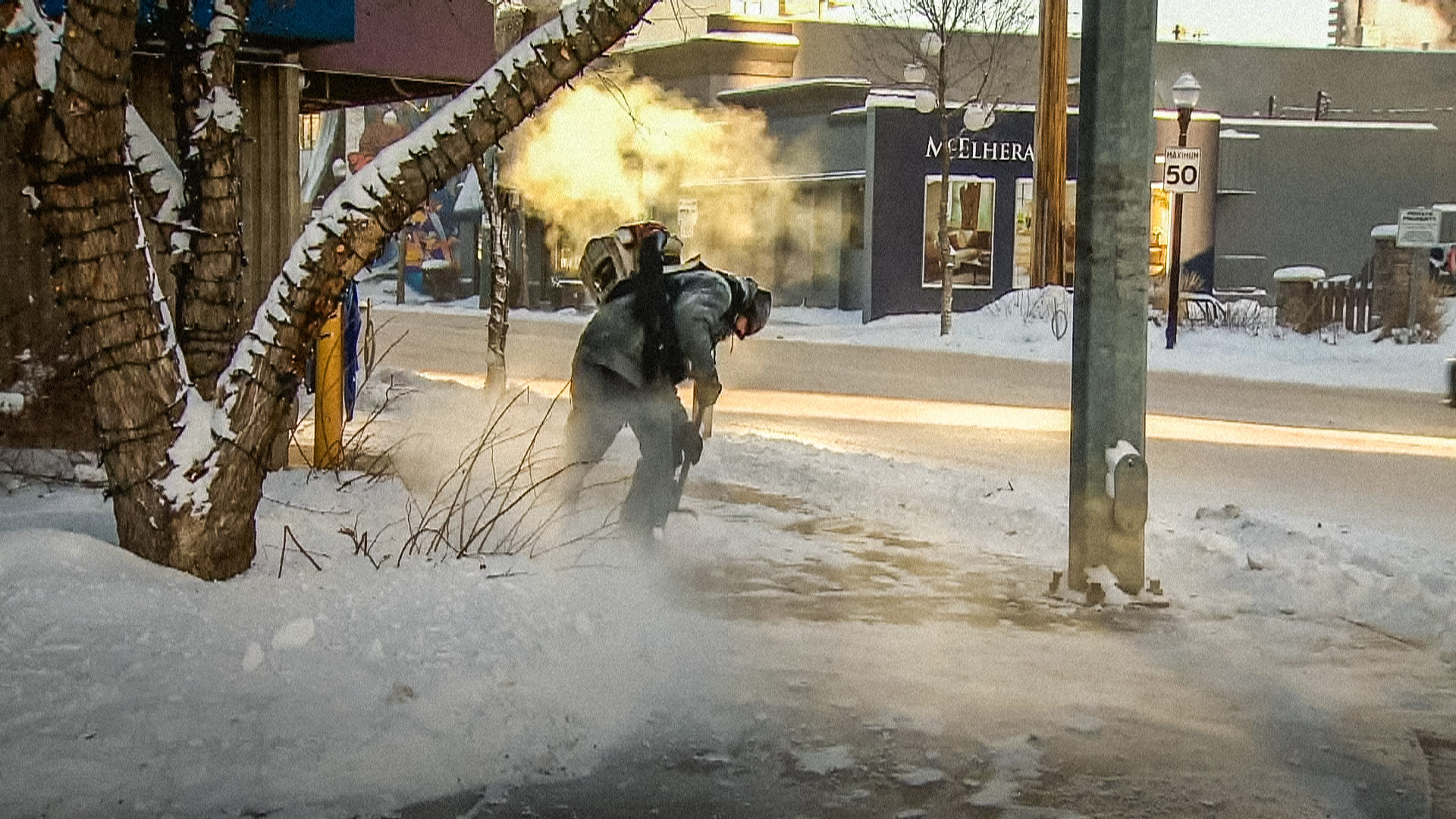 Winter weather wallops Edmonton; Winter weather wallops Edmonton
