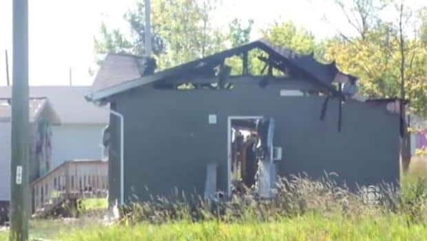 RAW: Aftermath of home fire on Sagkeeng First Nation | CBC.ca