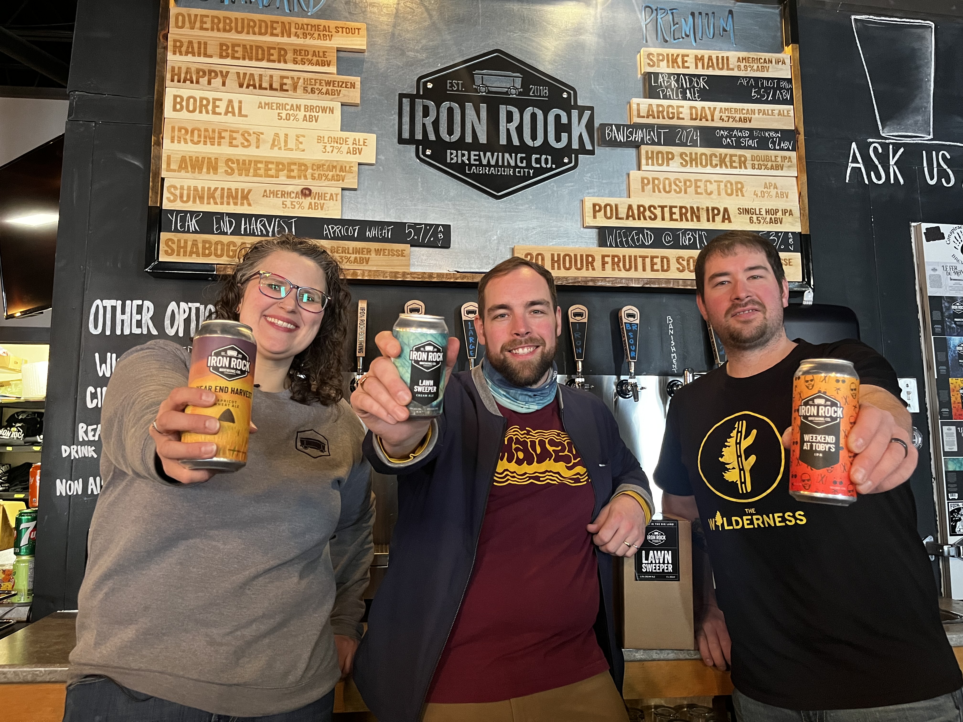 Iron Rock is the Big Land's sole microbrewery — started by brothers from Bell Island; Iron Rock is the Big Land's sole microbrewery — started by brothers from Bell Island