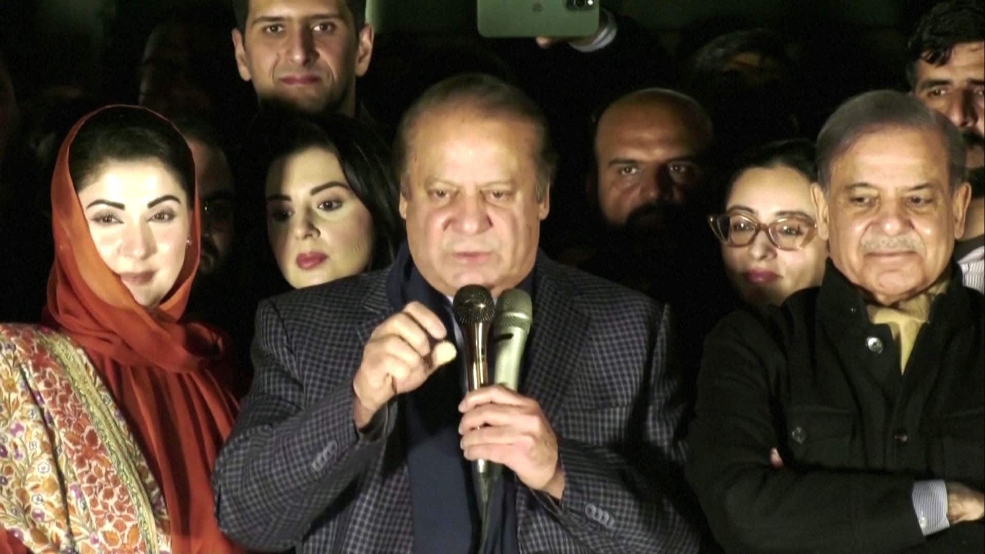 Trailing rival party, former Pakistan PM Nawaz Sharif faces tough climb ...