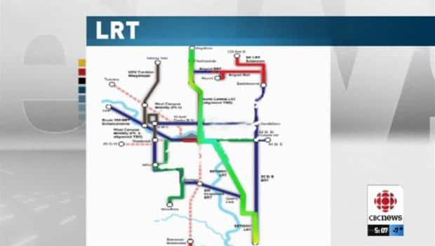 Calgary's 30-year Transit Plan To Cost $13B | CBC News