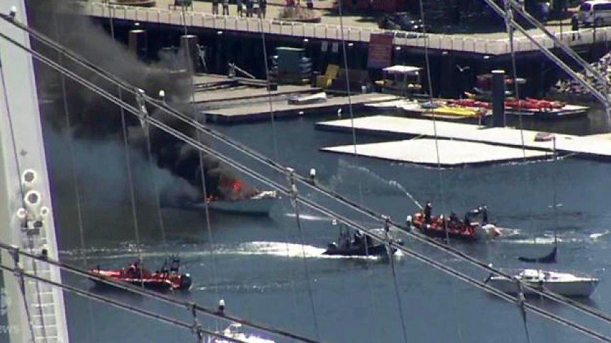 False Creek boat destroyed in fire contained 'large number of needles ...