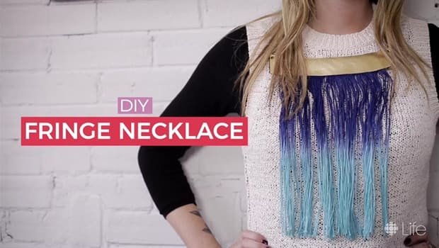 Diy on sale fringe necklace