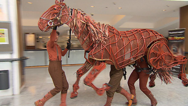 War Horse brings stunning life-sized puppet to life | CBC News