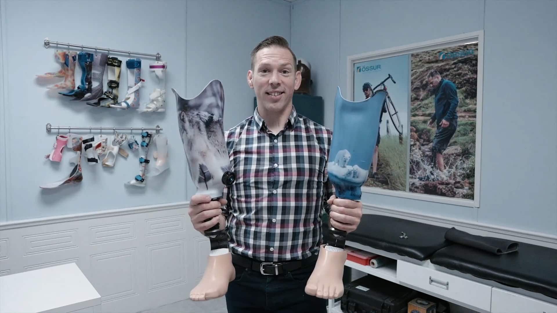 How a prosthetic leg is made cbc ca