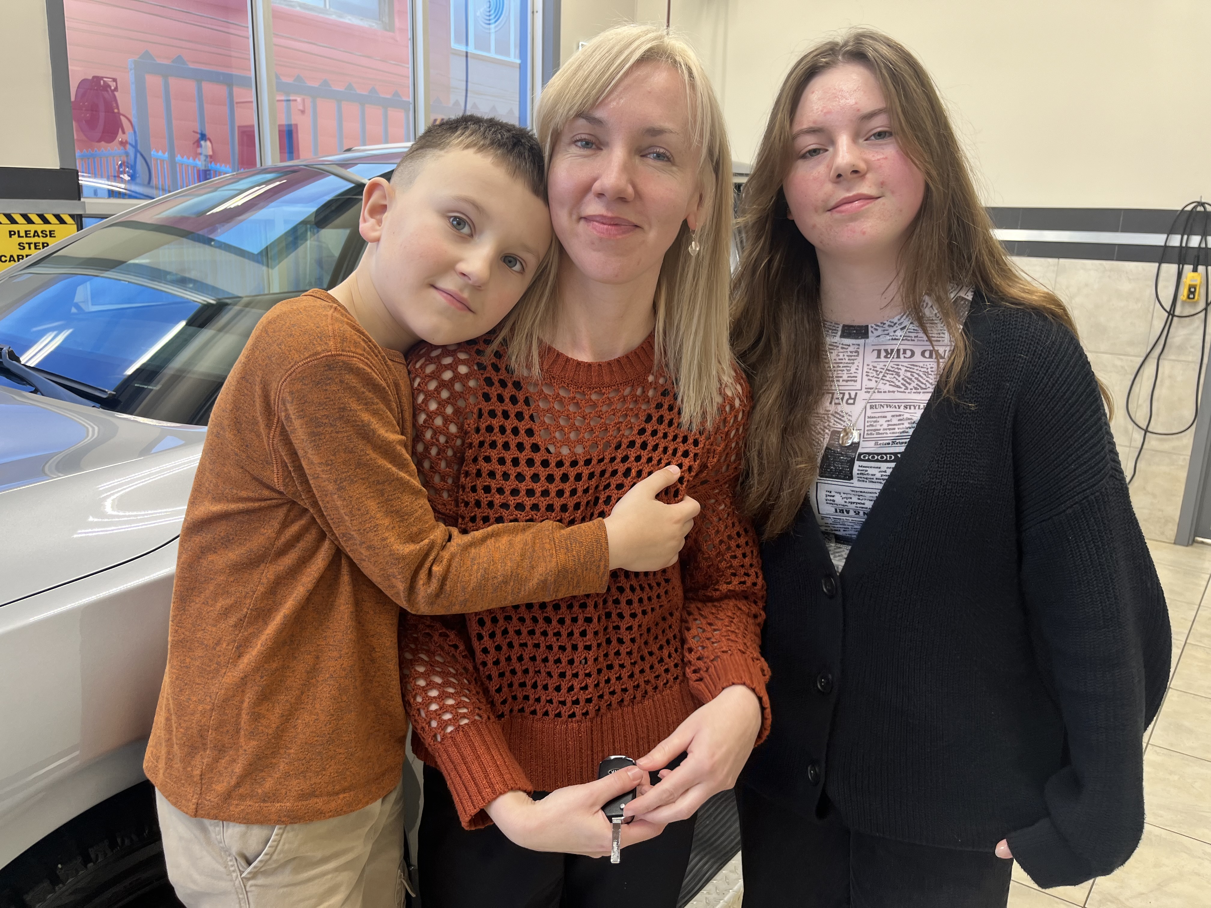 Ukrainian mom working 2 jobs gets free car thanks to annual Collision Clinic giveaway; Ukrainian mom working 2 jobs gets free car thanks to annual Collision Clinic giveaway