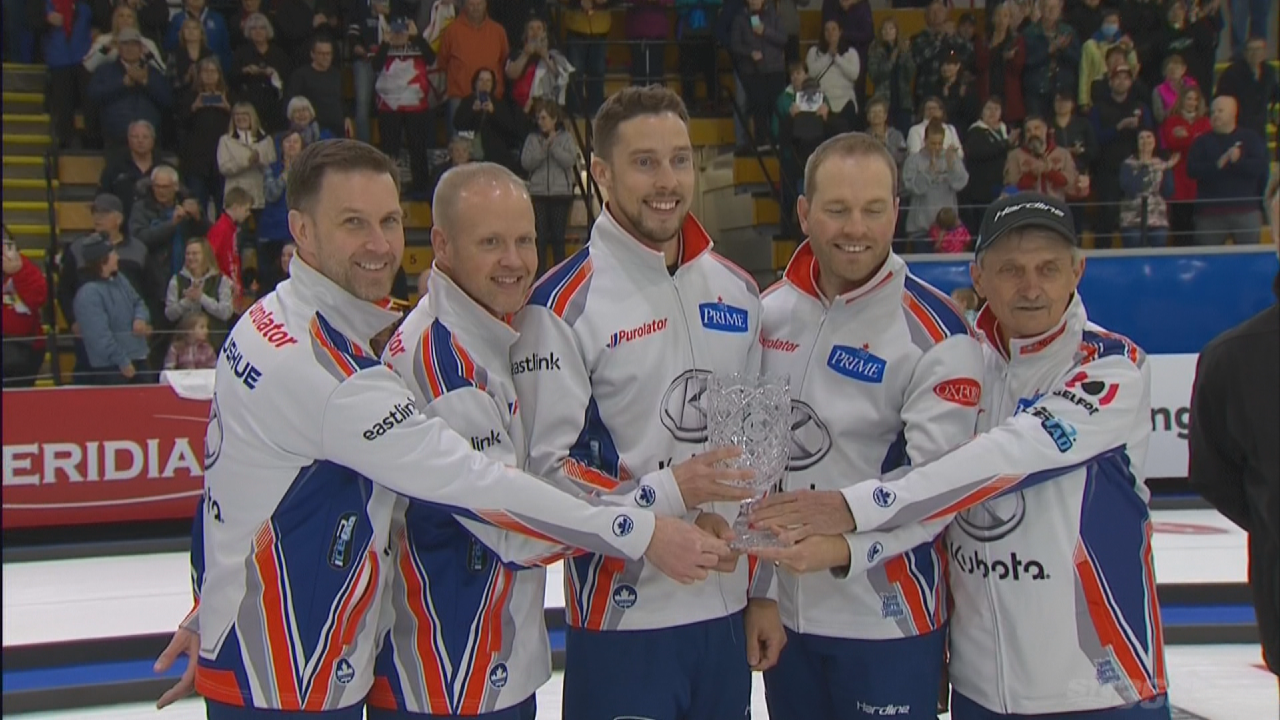Gushue Rocks Koe In Champions Cup Final Cbc Ca