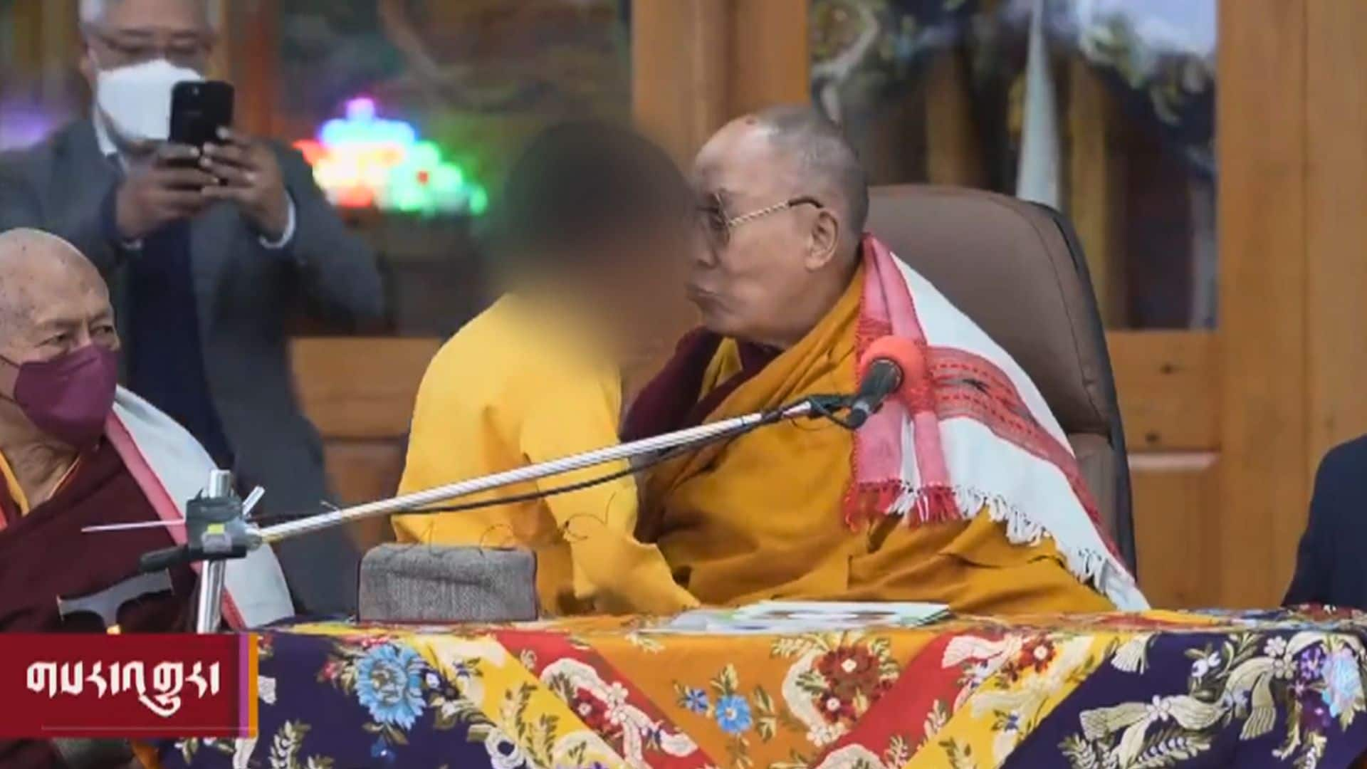 Dalai Lama Apologizes After Video Shows Him Kissing Boy, Asking Him To ...