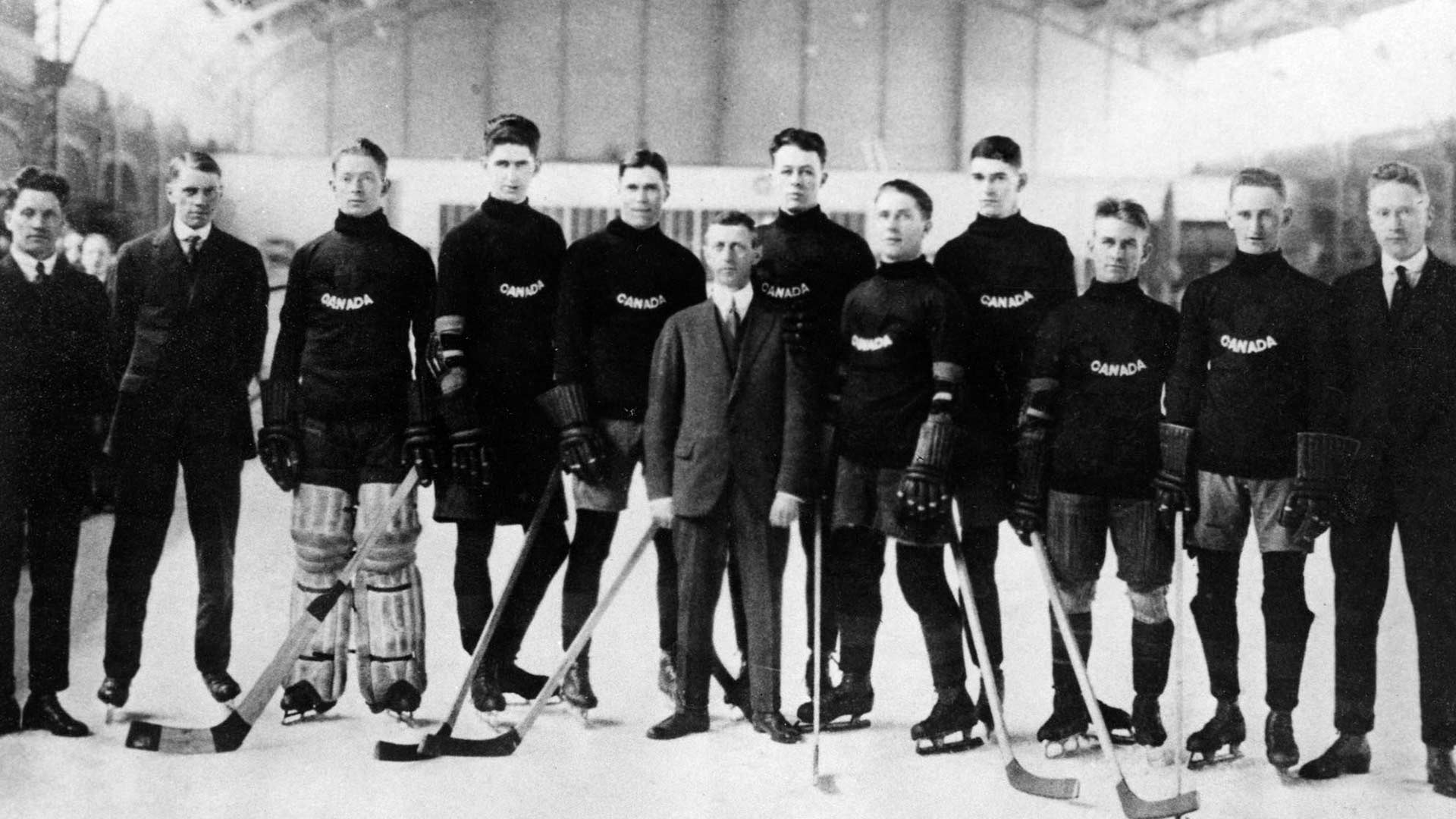 Winnipeg Falcons, who became 1st Olympic hockey champs 100 years ago ...