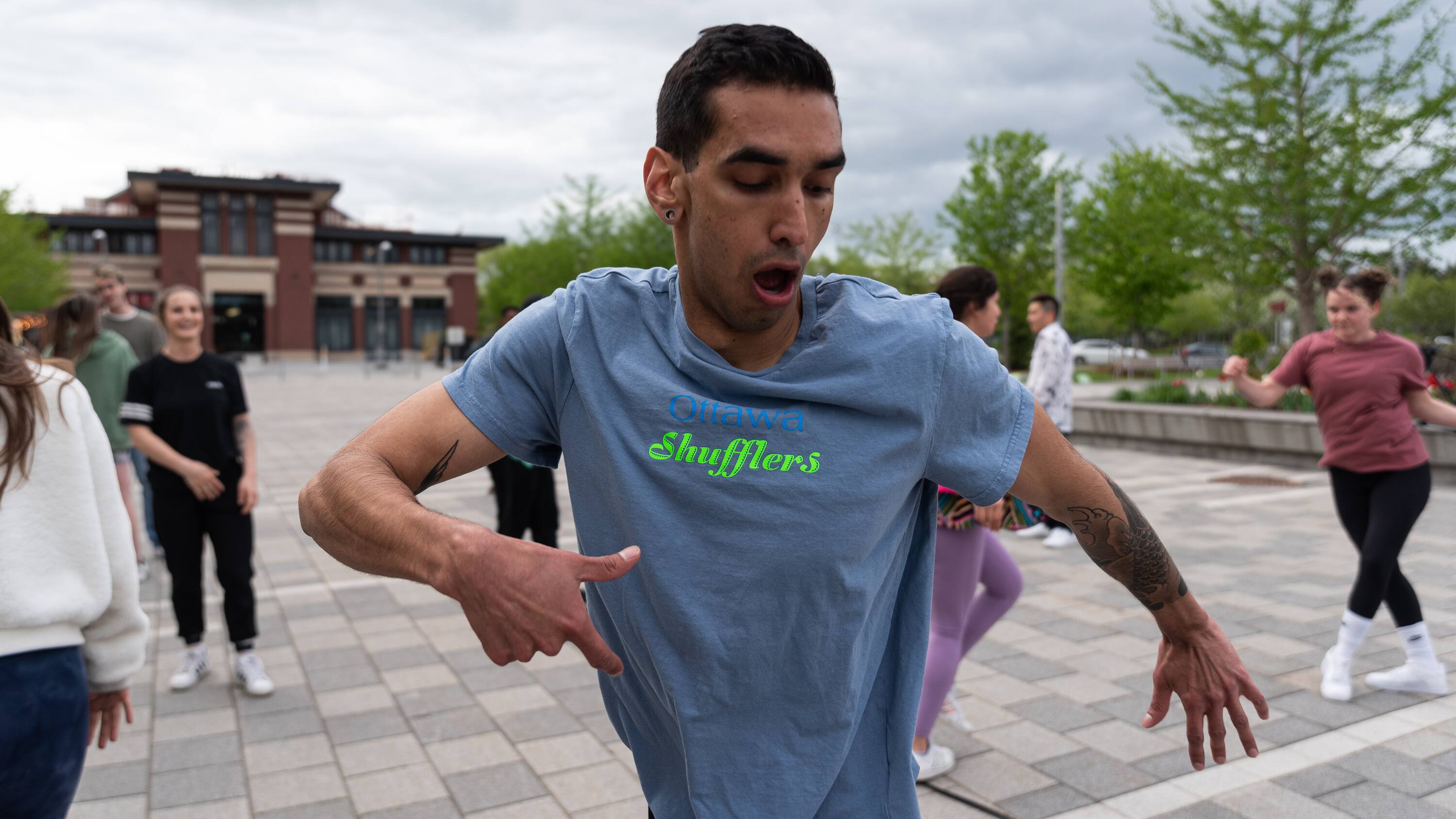 Can you shuffle? A group of swift-footed dancers wants to show you how