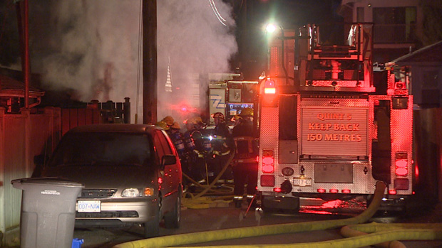 Double Arson Suspected In East Vancouver Cbc News