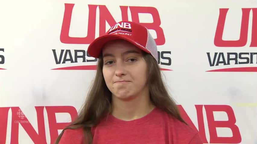 History In The Making: UNB Women's Hockey Team Plays 1st Game This Fall ...