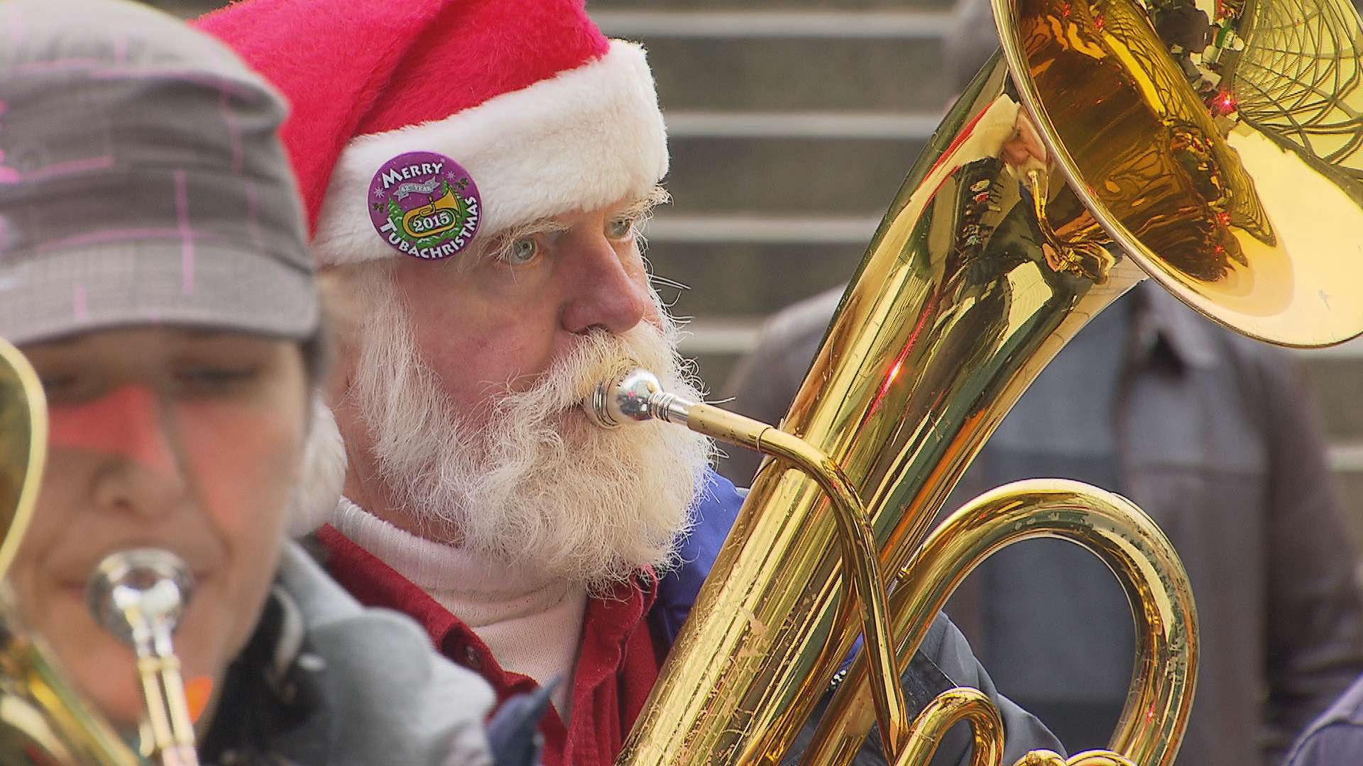 Tuba players get their moment at downtown Vancouver Christmas concert