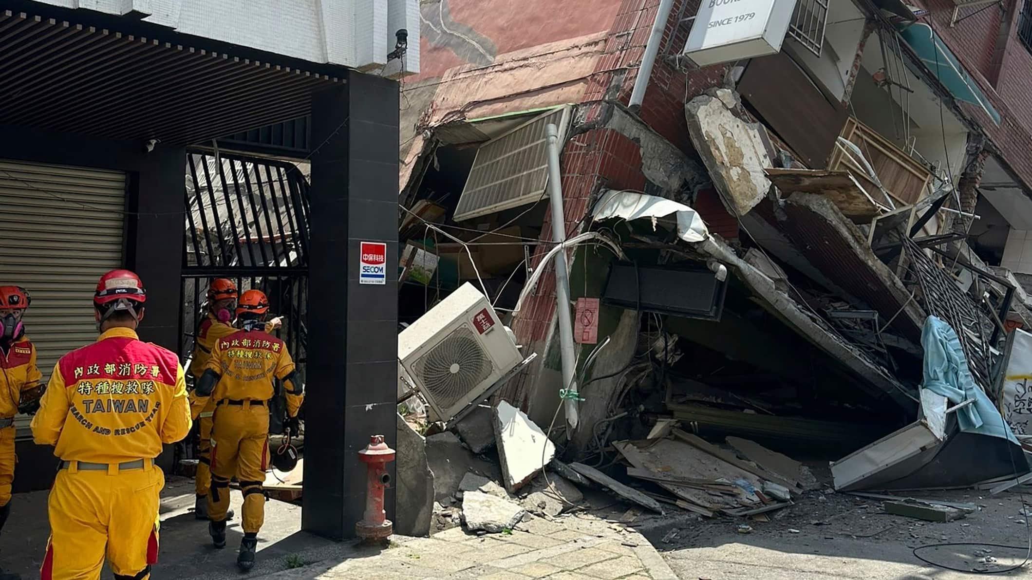 Major earthquake strikes off of Taiwan's coast, killing at least 9 and ...