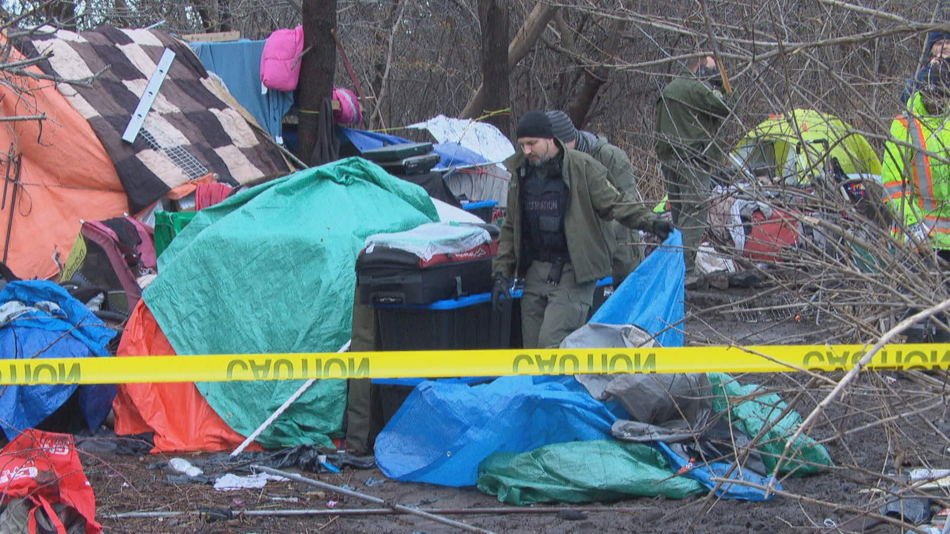 'Tent city' dismantled after residents accept temporary housing | CBC.ca