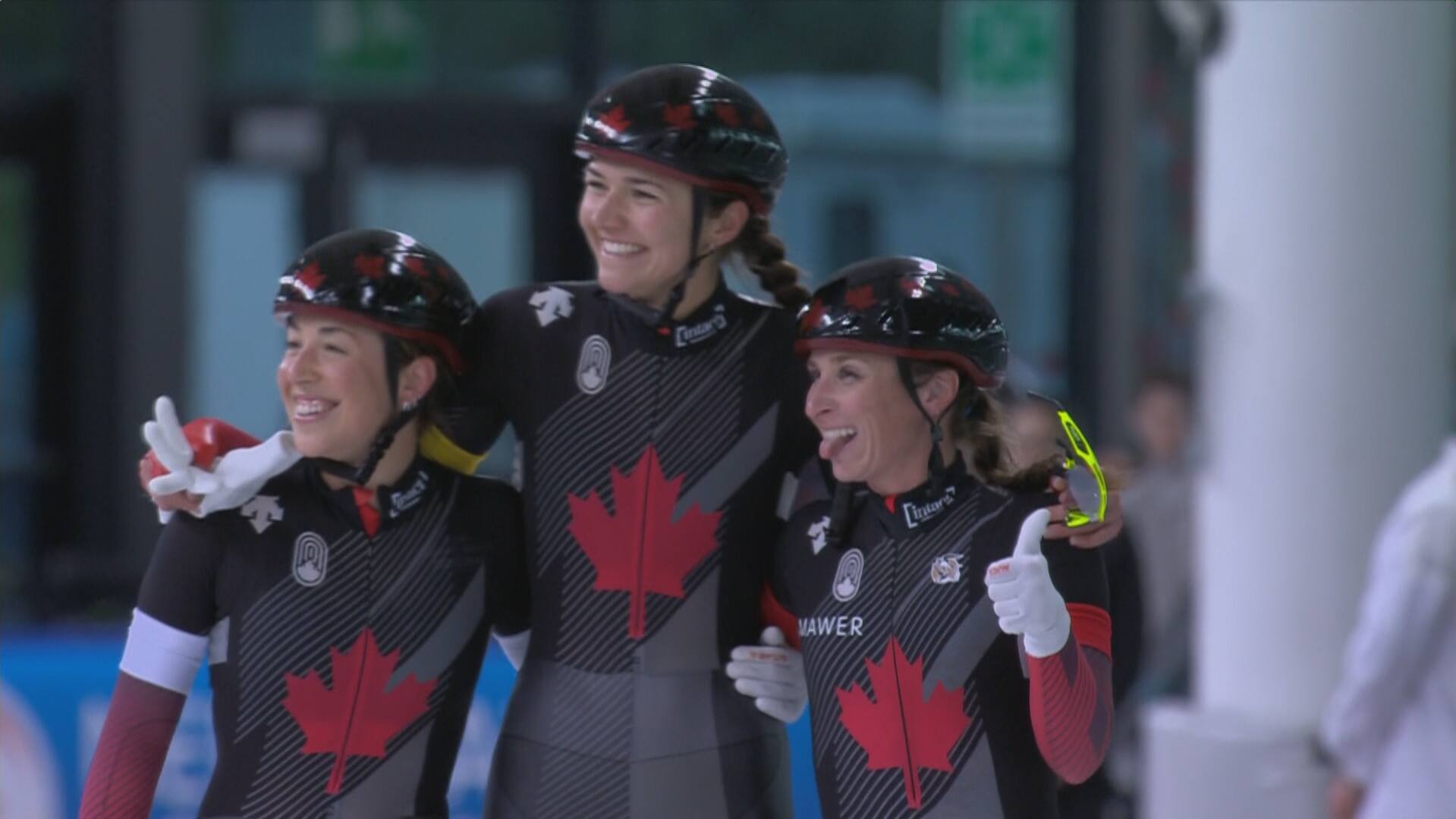 Canadian Olympic champion squad wins ladies’s group pursuit gold at velocity skating World Cup Canadian Olympic champion squad wins ladies’s group pursuit gold at velocity skating World Cup