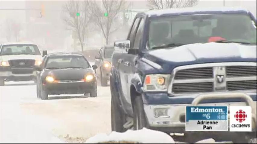 Snowfall Warning In Effect In Edmonton Across Central Alta Cbc News