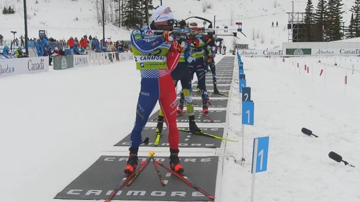 IBU Biathlon Cup Canmore Men's super sprint final CBC.ca