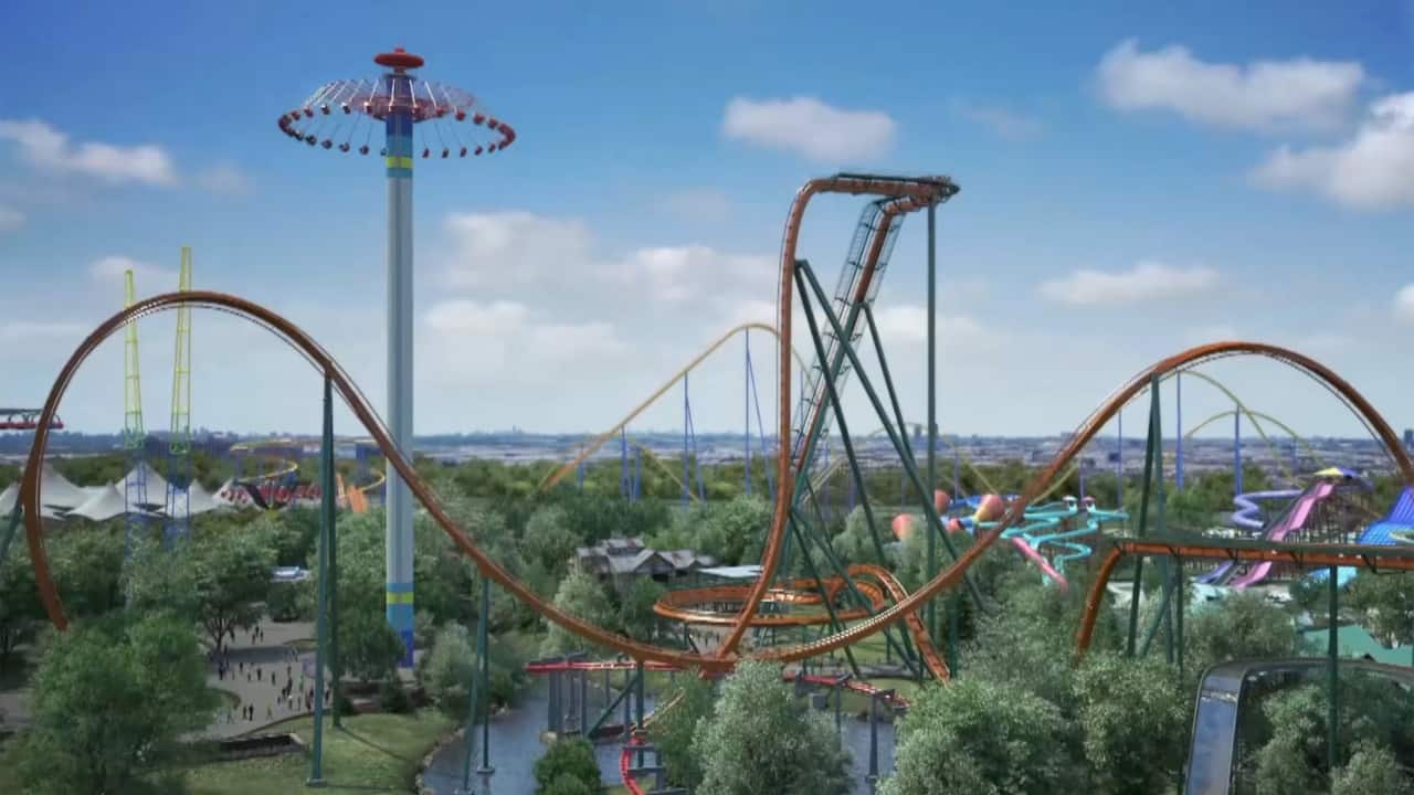 Record breaking roller coaster built by Mohawk ironworkers