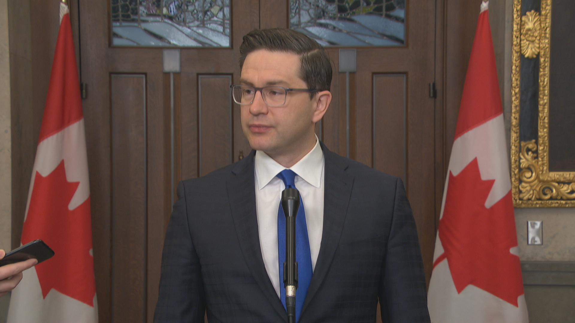 Poilievre accuses Trudeau of working against Canada and in 'a foreign